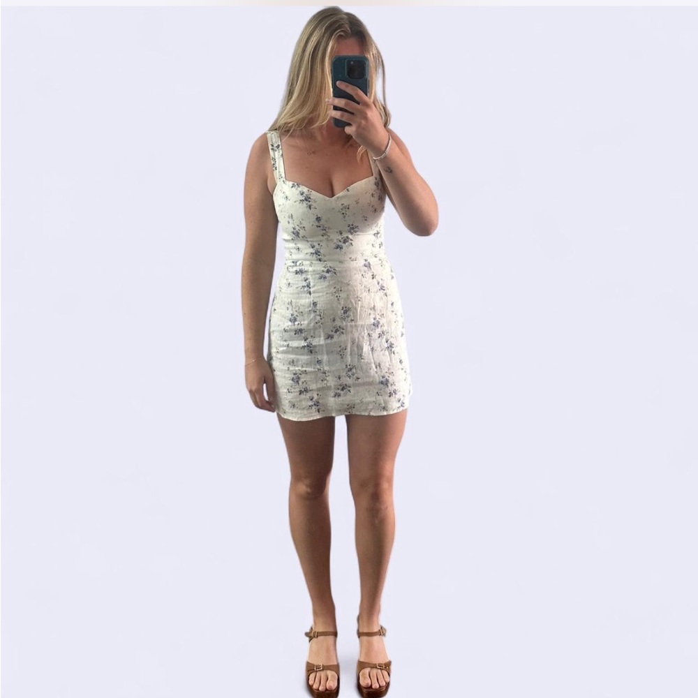 Reformation White Mini Dress